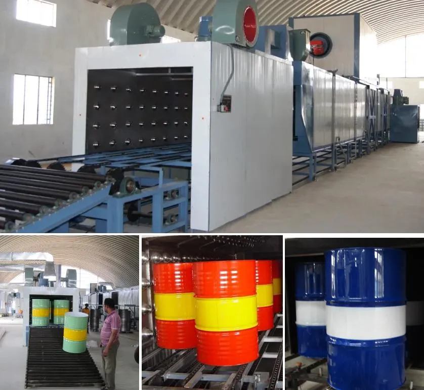 200L طبول الفولاذ صنع آلة طوابل الفولاذ خط الإنتاج 4